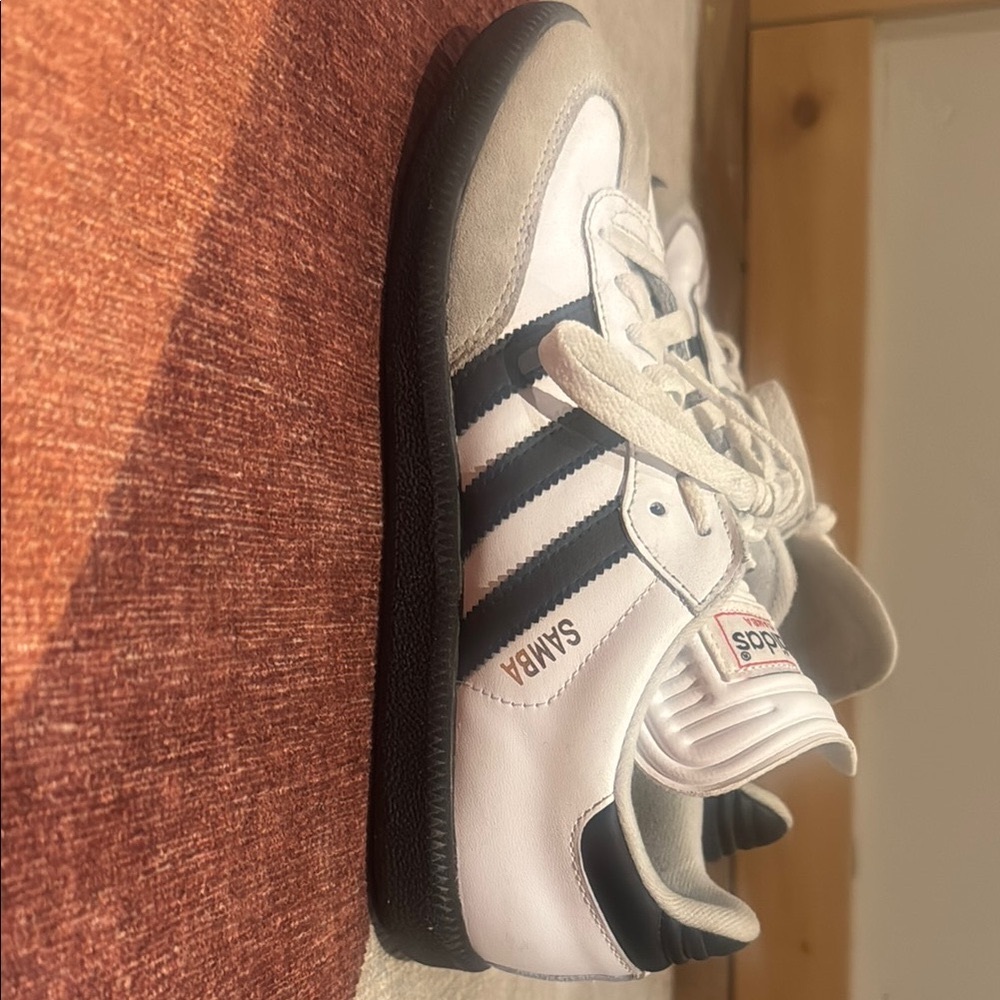 Adidas Samba White and Black Sneakers